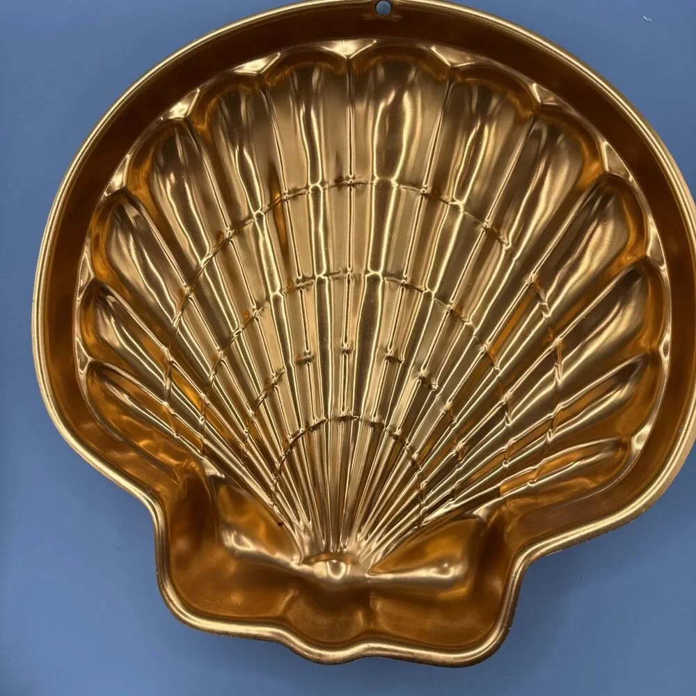 Vintage Copper Shell Jello Mold Wall Decor 1970s- Cottagecore 10